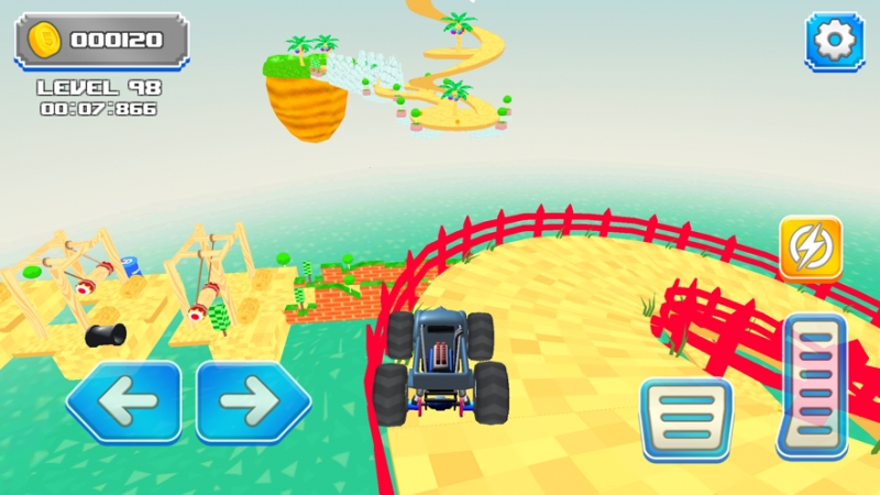 Craft Car Stunts 3Dios版2