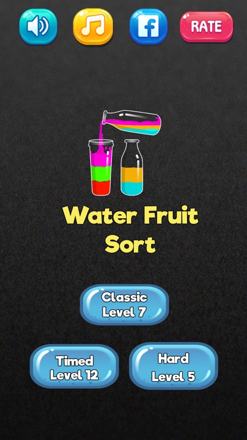 Liquid Sort:Fruit Water Puzzleios版0