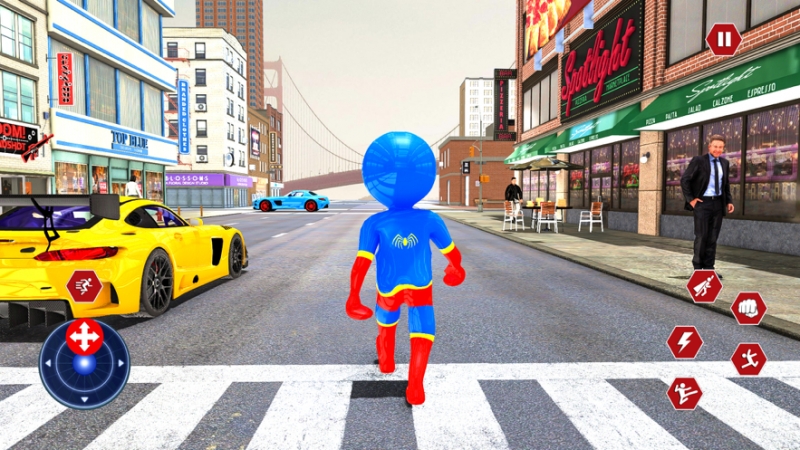 火柴人蜘蛛俠城市英雄戰鬥:3d 俠盜獵車手ios版1