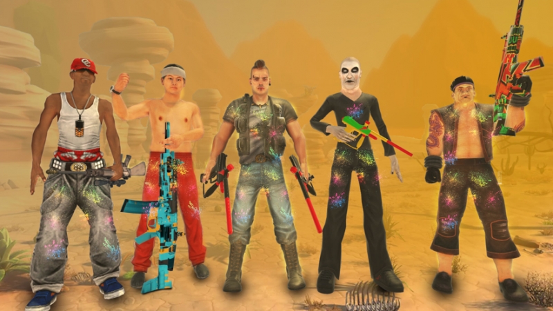 彩弹战斗射击土地ios版2