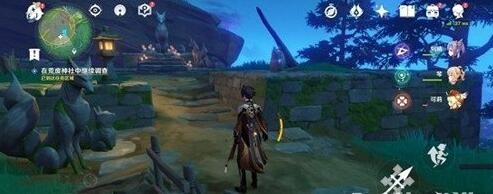 原神荒废神社解密任务方法