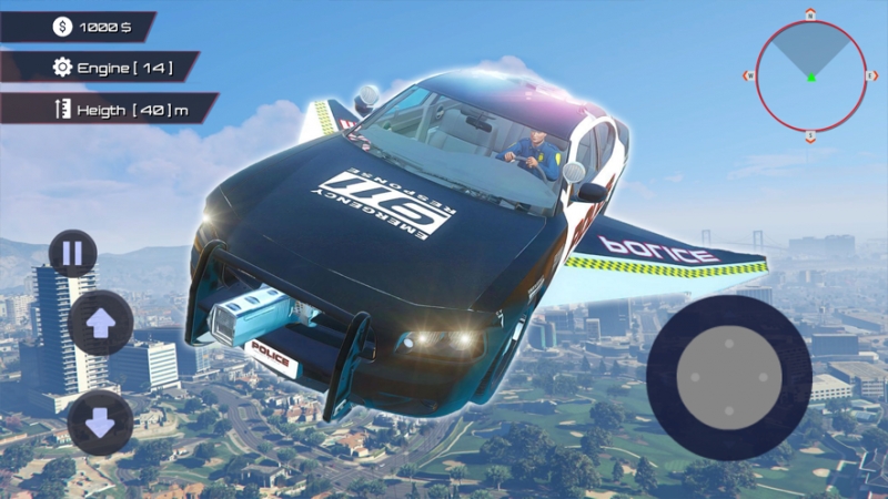 飞行城市警车追逐ios版2