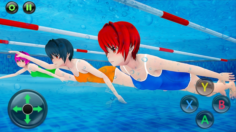 Anime School Girl Yandere Simios版4