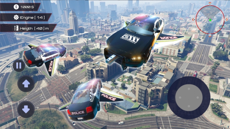 飞行城市警车追逐ios版1