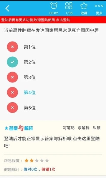 肿瘤学主治医师总题库手机版1