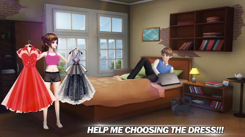 动漫女孩:Yandere Life Simios版0