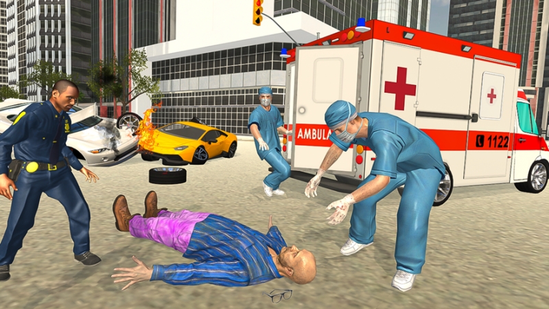 警察救护车救援司机ios版0