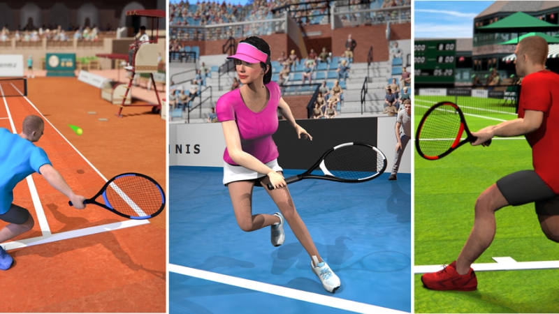 网球游戏:打开匹配3Dios版0