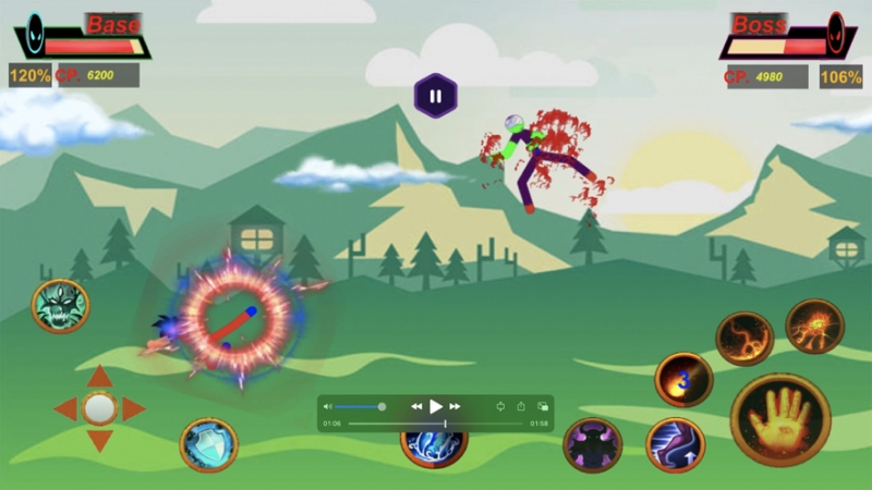 Stickman Warriors Fighters Zios版0