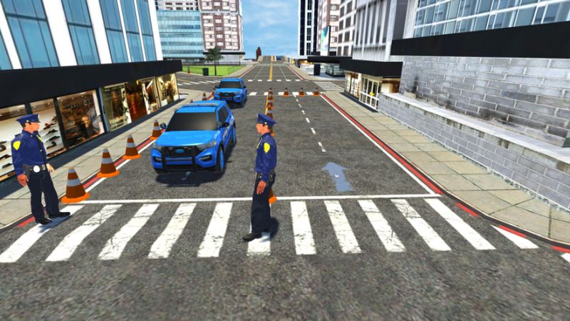 Police Car Transport Truck simios版4