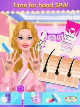 女孩沙龙水疗游戏1