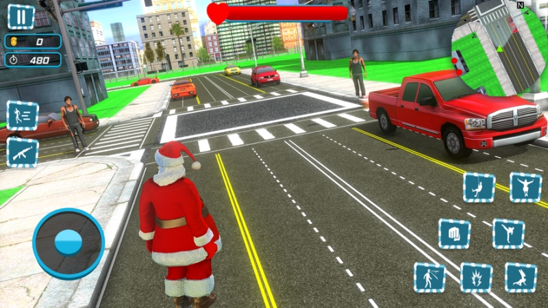 Christmas Santa Rope Hero Gameios版3