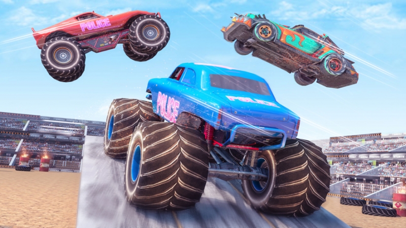 US Police Monster Truck Derbyios版2