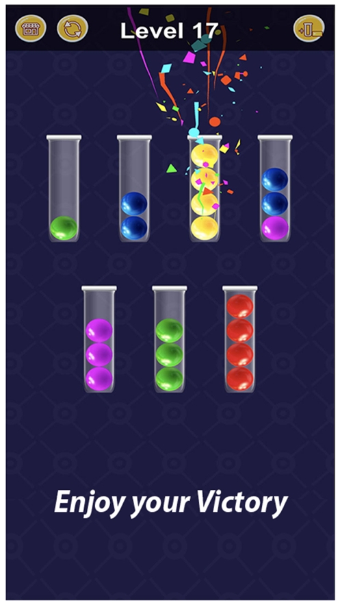 水彩球拼图排序ios版0