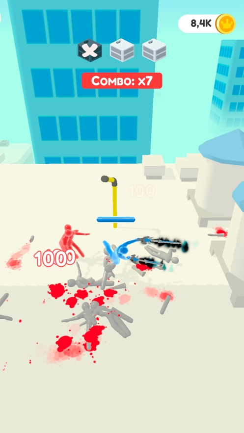 Jelly Fighter: 果冻人打架。火柴人机动游戏ios版4