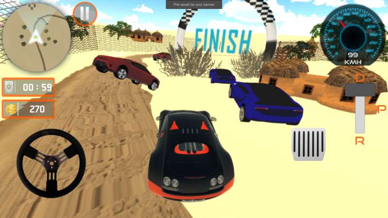 Car Racing 3D: Car Driving Simios版2