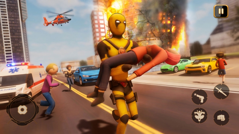 火柴人双剑死的英雄ios版1