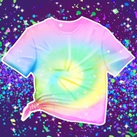 Unicorn Rainbow Galaxy Tie Dyeios版