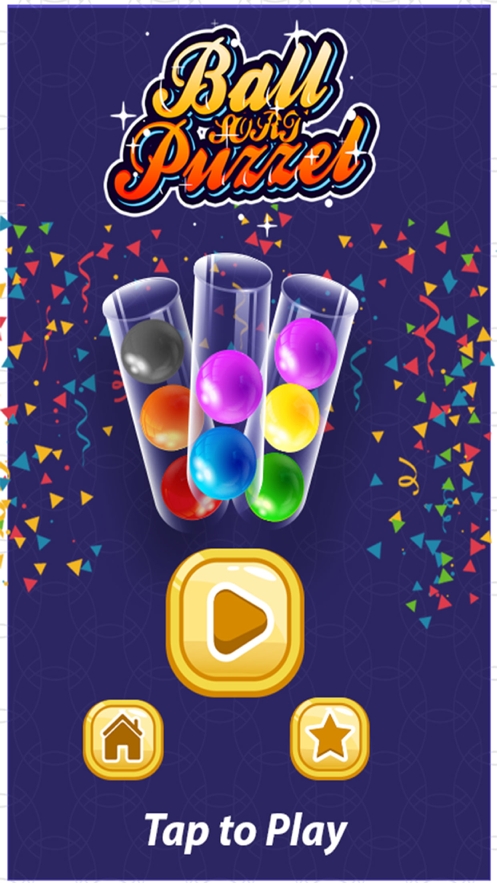 水彩球拼图排序ios版2