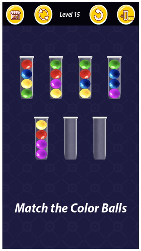 水彩球拼图排序ios版1