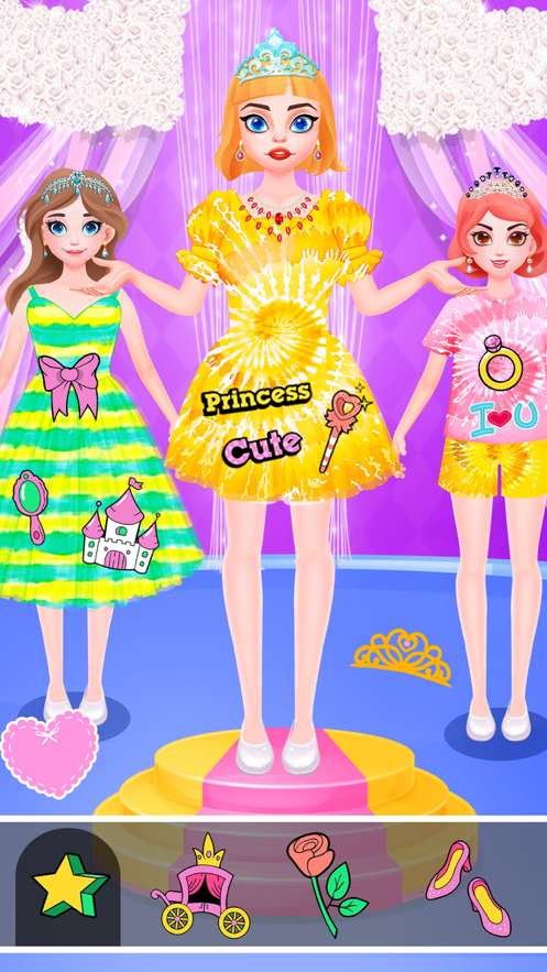 Princess Tie Dye Fashion Runios版4