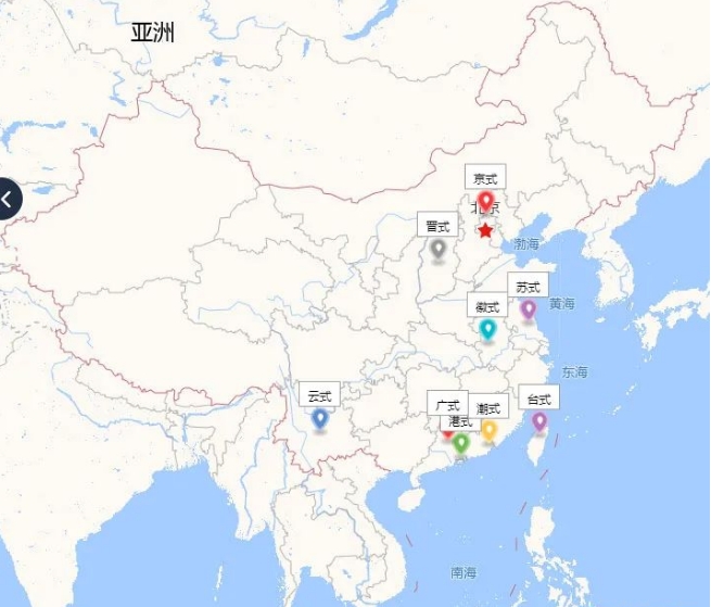 中秋月饼主要口味分布图