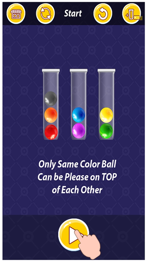 水彩球拼图排序ios版5