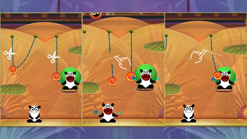 Feed the Panda: Rope Puzzleios版0