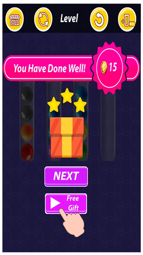 水彩球拼图排序ios版6