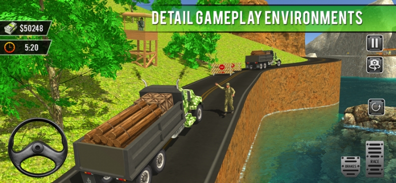 US Army Cargo Truck Driver 3Dios版4