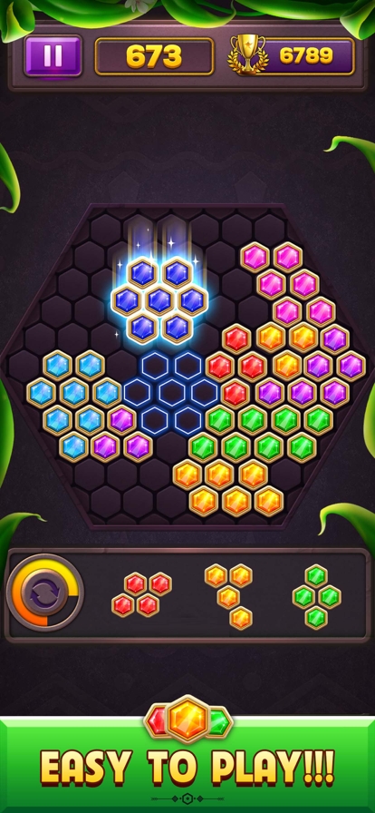 Hexa Block Puzzle Star Gemios版1
