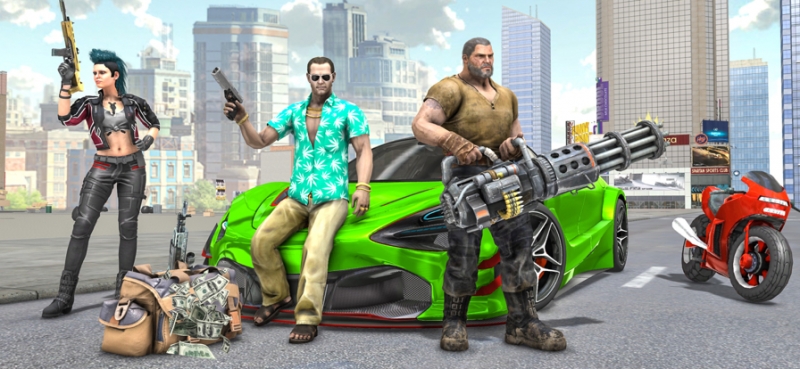 Grand Gangstar Vice Town 犯罪ios版3