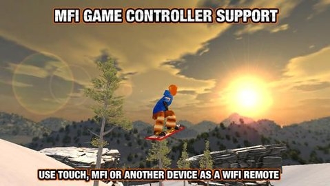 疯狂的滑雪游戏0