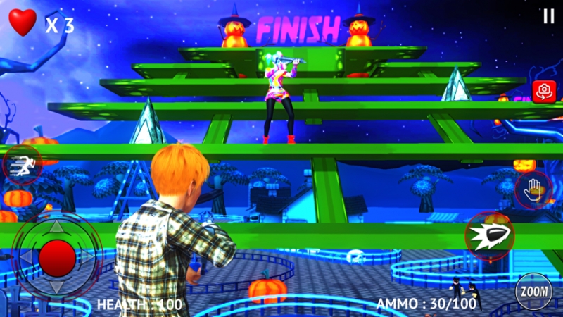 可怕的扎染小丑女孩游戏ios版3