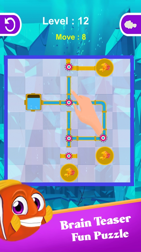 Save The Fish : Pipes Connectios版0