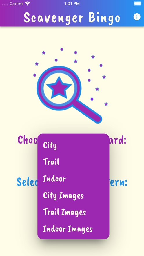 Scavenger Hunt Bingoios版1