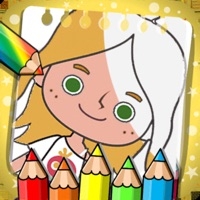 Girls Paint Coloring bookios版