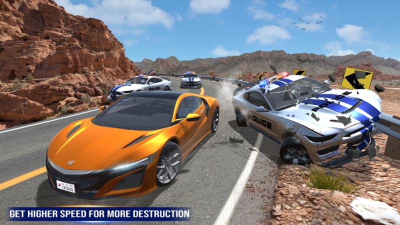 Police Car Chase: Speed Crashios版1