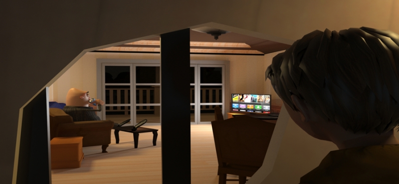 Crazy Spooky Neighbor Spy Gameios版5