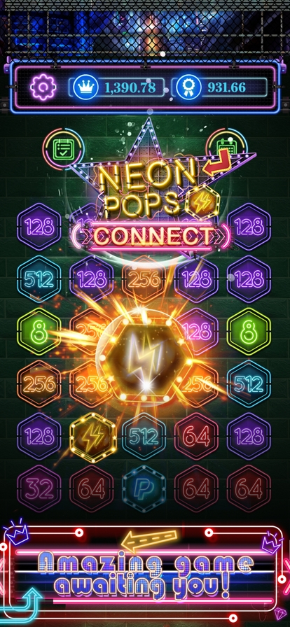 Pops Connect:Neon 2048ios版1