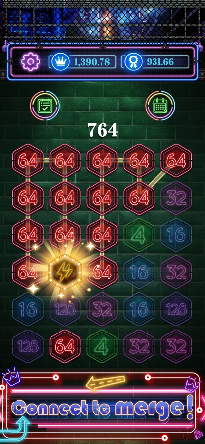 Pops Connect:Neon 2048ios版0