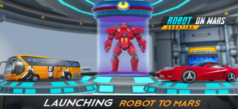 火星之战3D:巴士机器人游戏ios版2