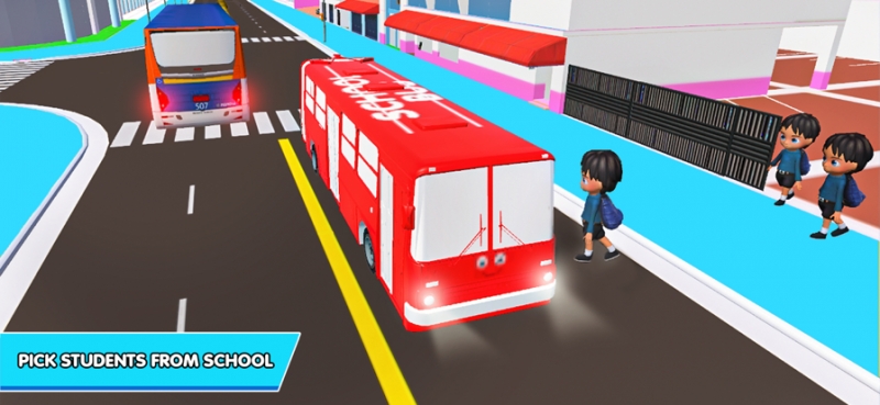 3D City School Bus Simulatorios版1