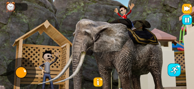 水滑道上坡公园3D模拟人生ios版3