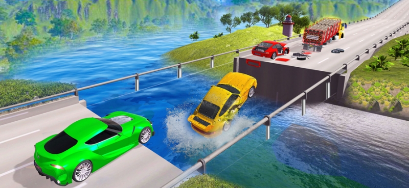 Cars vs Deep Water:Beam Driverios版2