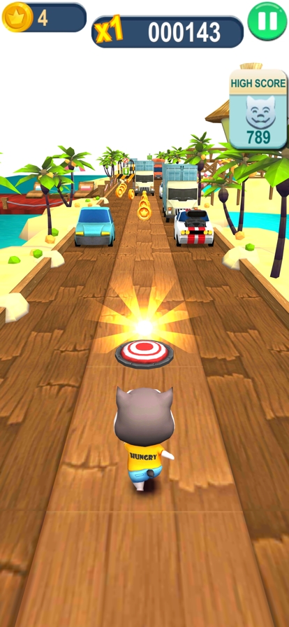 Cat Surfers: Kitty Gold Runios版6