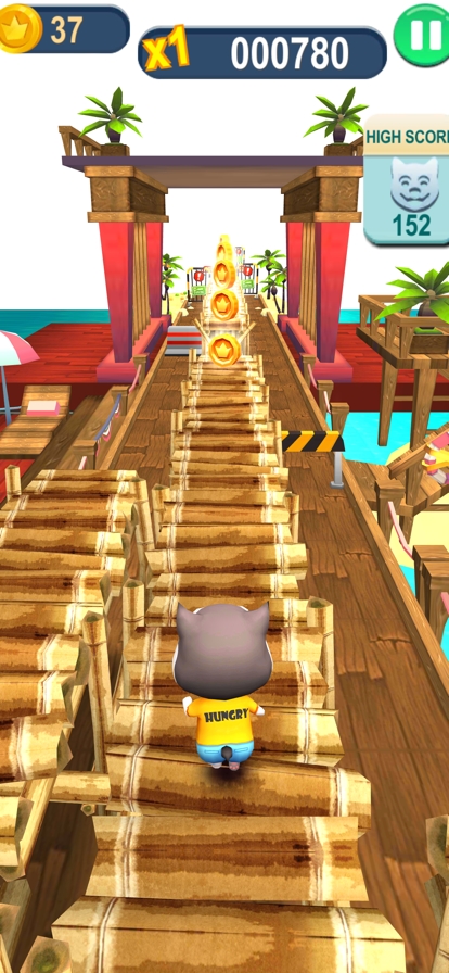 Cat Surfers: Kitty Gold Runios版7