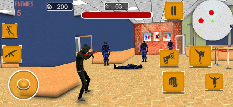 Armed Bank Robbery Heist Gameios版0