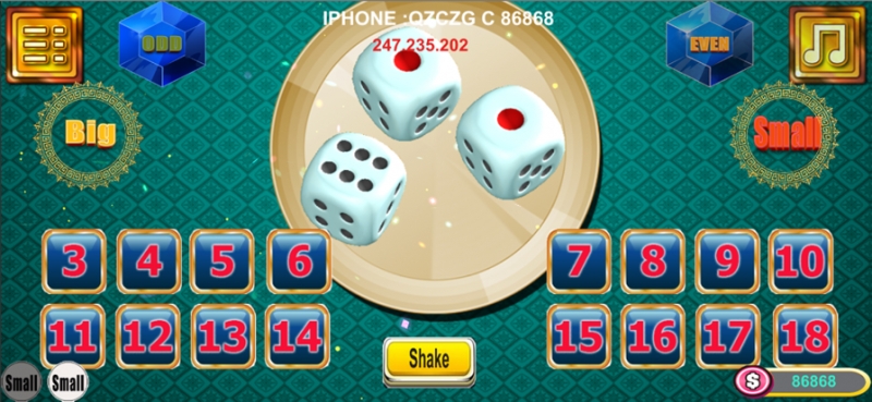 Shake Dice : Ludoios版2