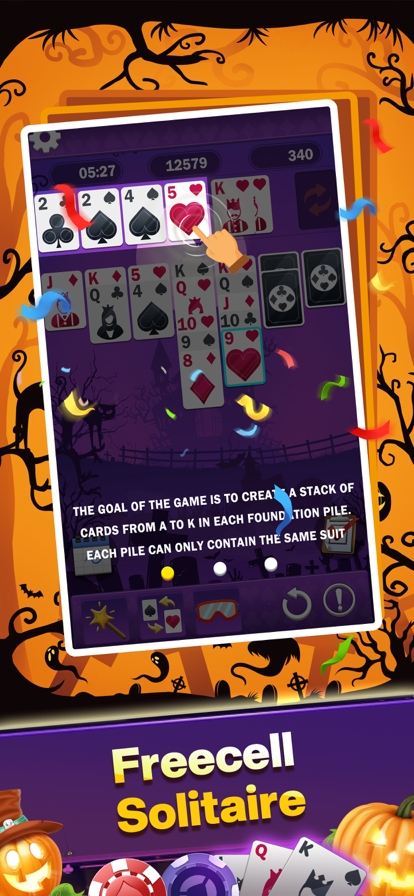 Freecell Solitaire:Halloweenios版0